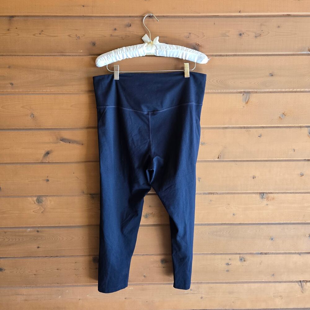 Girlfriend Collective Compressive Legging 7/8 XXL Black High Rise 4008 Workout - Picture 3 of 5
